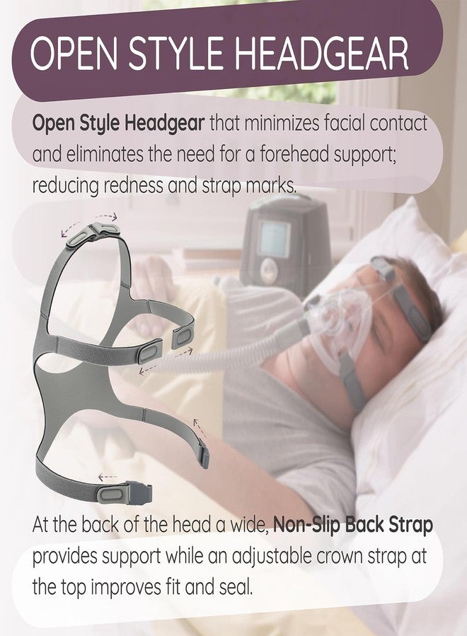 Ximoon F&P CPAP Headgear Strap Replacement for Fisher & Paykel Simplus Full Face Mask Eson CPAP Mask Adjustable C Pap Headband - Medium/Large - Image 5